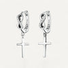 Infinity Cross Earrings