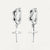 Infinite cross earrings