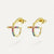 Boucles d'Oreilles Croix Ouvertes Or