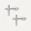 Rhinestone Cross Earrings