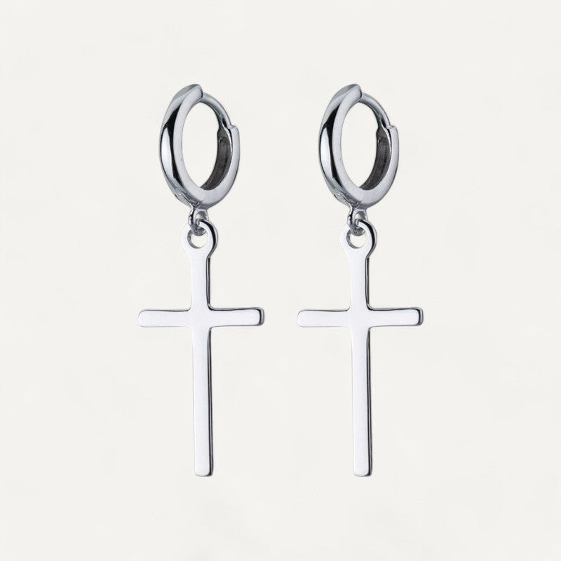 Cross of life earrings