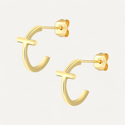 Boucles d'Oreilles en Croix Femme