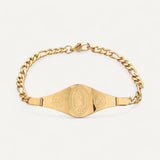 Armband mit graviertem zentralem Medaillon