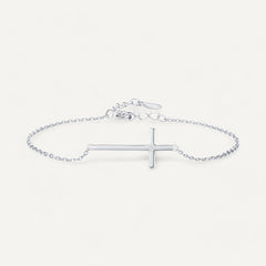 Bracelet Croix Argent pour Femme