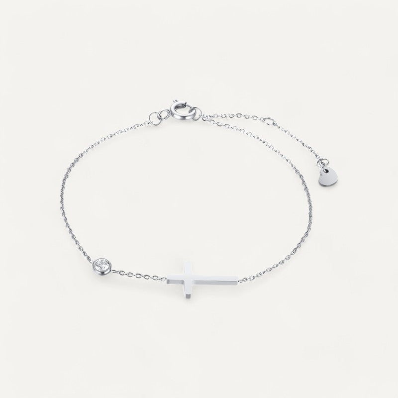 Simply woman cross bracelet