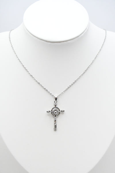 Collier Croix Oeil Mystique