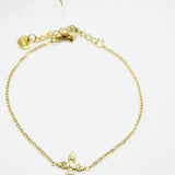 Bracelet Croix Dorée Divine