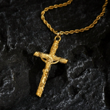 Collier Croix Homme Jesus