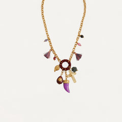 Collier Croix Mystique Dorée