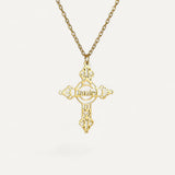 Collier Croix Prénom Personnalisé Prestige