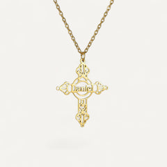 Collier Croix Prénom Personnalisé Prestige