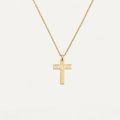 Collier Croix Prénom Personnalisé Classique