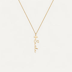 Collier Prénom Croix Personnalisé