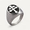 Lorraine Cross Signet Ring Silver