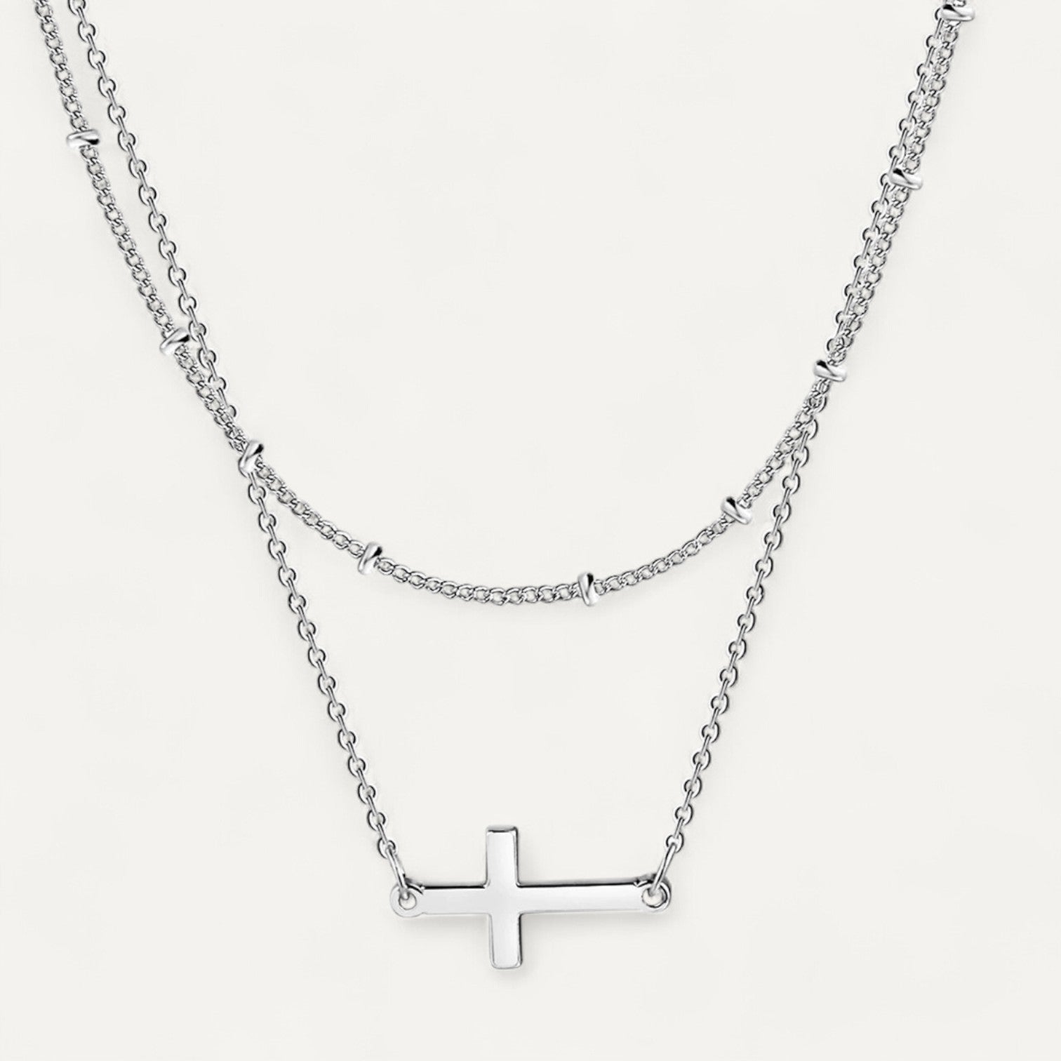 Collier Croix Raffiné