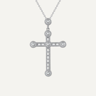 Silver Christian necklace