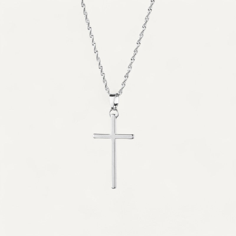 Stainless steel cross necklace