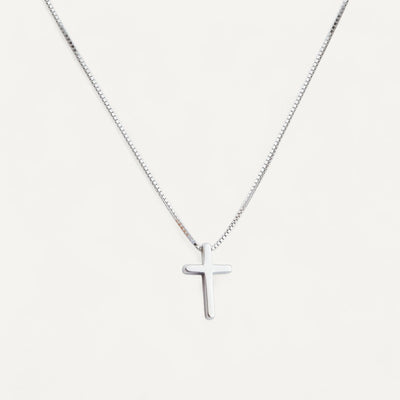 Collier Croix Argent Ras de Cou