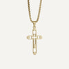 Baroque Cross Necklace