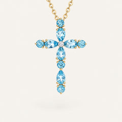 Collier Croix Céleste