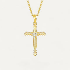 Collier Croix Coeur