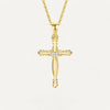 Heart cross necklace