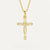 Heart cross necklace