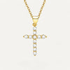 Collier Croix Cristal Simple