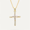 Collier Croix Cristalline