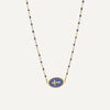 Celestial elegance cross necklace