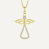 Woman Angel Women's Cross necklace