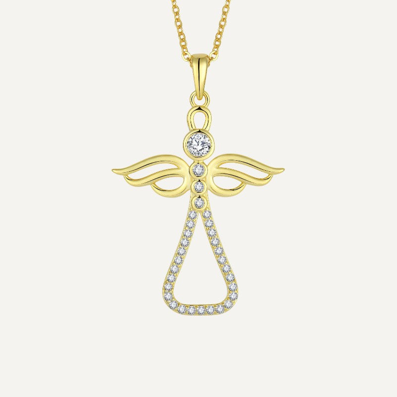 Collier Croix Femme Ange