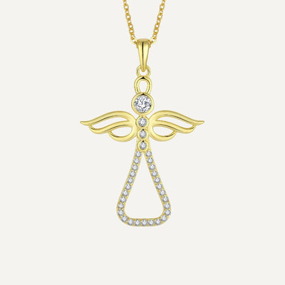 Woman Angel Women's Cross necklace