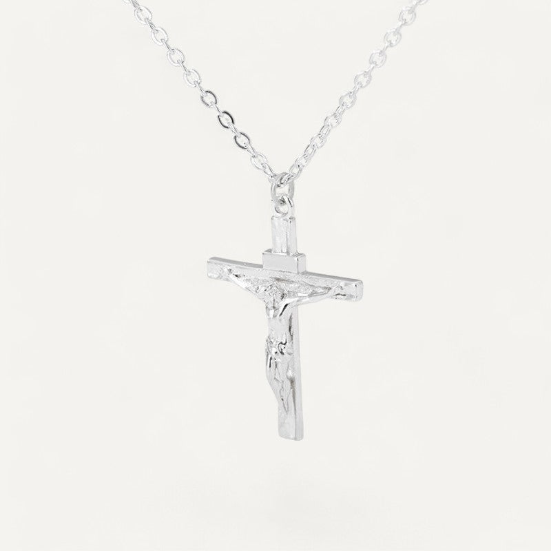 Collier Croix Femme Christ