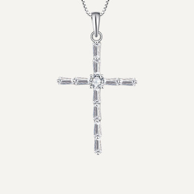 Collier Croix Femme Cristaux