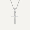 Fine Cross Necklace in Stainless Steel