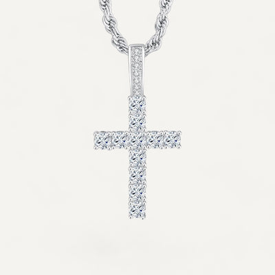 Cross necklace Men shine & elegance