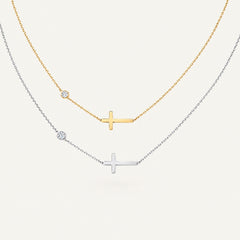 Collier Croix Horizontal