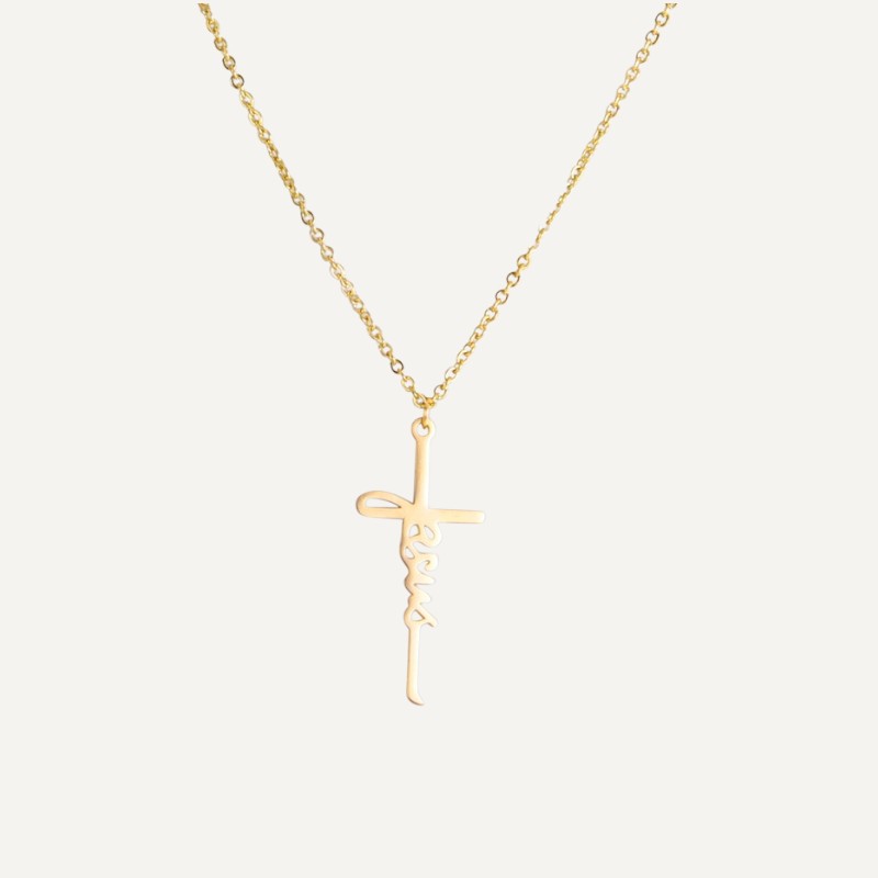 Collier Croix Jésus
