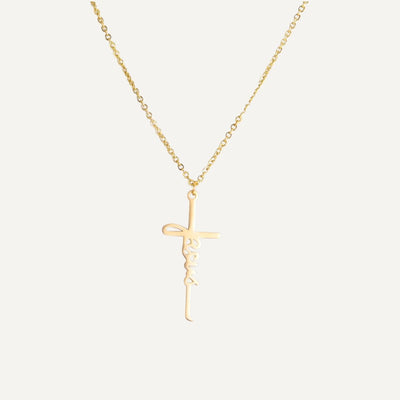 Jesus cross necklace