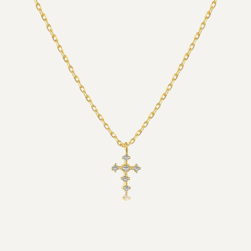 Mixed Cross Necklace