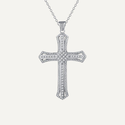 Collier Croix Moderne en Argent