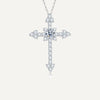 Collier Croix Moissanite