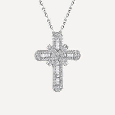 Multidimensional cross necklace