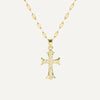 Religious cross necklace