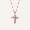 Collier Croix Rose Gold