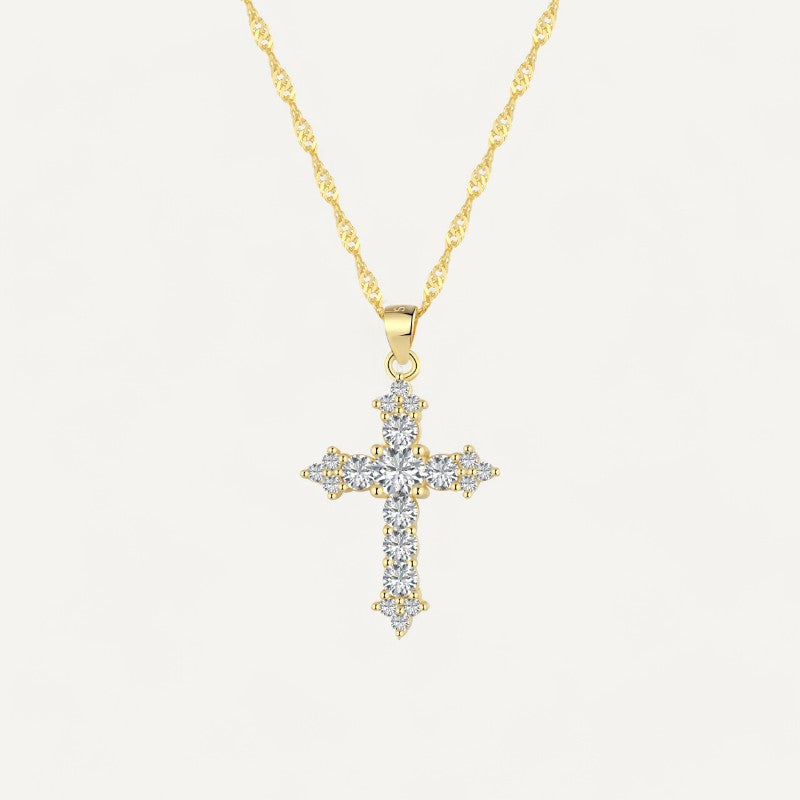 Traditional cross necklace