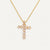 Zirconium cross necklace