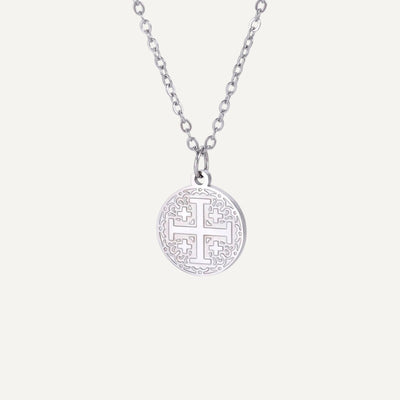 Jerusalem cross necklace