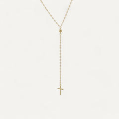 Collier Croix en Acier